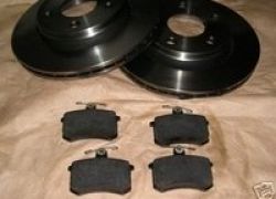 Brzdové kotúče + platničky zadné Audi A4 + VW Passat