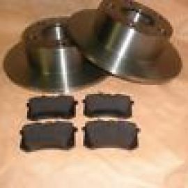 Brzdové kotúče + platničky zadné Audi A6 Quattro