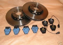 Brzdové kotúče + platničky predné Audi A8 d 1998