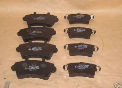 2x Brzdové platničky Opel Movano+Renault Master predné+ zadné