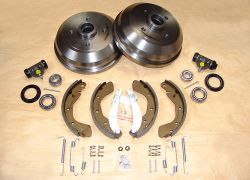 Brzdný set kompletný zadná náprava Opel Corsa B od r.v.:03.93-09.00