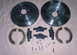 Brzdná sada zadná kompletná Mercedes W164