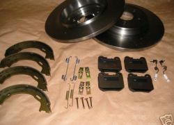 Brzdná sada zadná kompletná Mercedes ML W163 od r.v. 08/2000