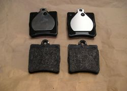 Brzdové platničky zadné Mercedes C-klasse W203, S203