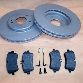 Brzdové kotúče predné ATE + platničky predné Mercedes C-klasse W203, S203 od r.v. 2000