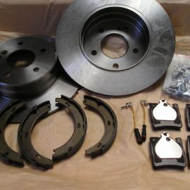 Brzdná sada zadná kompletná Mercedes C-klasse W203, S203