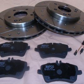 Brzdná sada "športová" Mercedes W203 S203 predná náprava