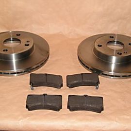 Brzdové kotúče + brzdové platničky Mazda 323 BA/BG 1,8lt + 2,8 D