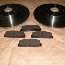 Brzdové kotúče + platničky predná náprava Mazda 323 BJ 1,4+1,5ltr