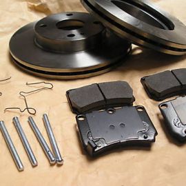 Brzdové kotúče + platničky predné Mazda 323 F Typ BA f 1,5ltr