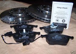 Brzdná sada predná s Brembo kotúčmi Audi A4 1,8 ltr.