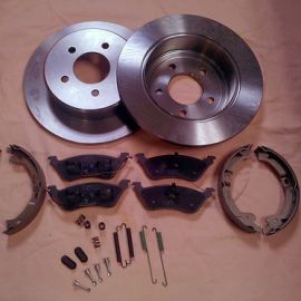 Brzdná sada absolútne komplet zadná náprava komplet Chrysler Voyager GS od r.v. 1996-2001