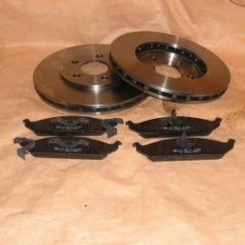 Brzdové kotúče 260mm + platničky predná náprava Chrysler Stratus