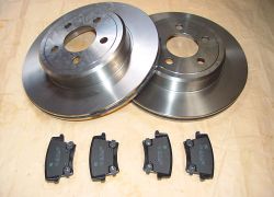 Brzdové kotúče vetrané zadné+ platničky zadné Chrysler 300C