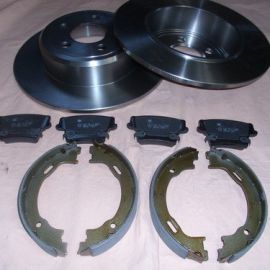 Brzdná sada komplet zadná nevetrané kotúče Chrysler 300C