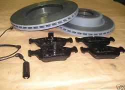 Brzdové kotúče + platničky predné BMW E46 330, XI, XD, 4WD