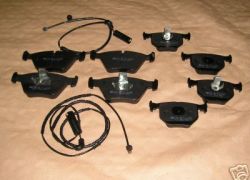 Brzdové platničky predné + zadné komplet so snímačom BMW E46 330, XI, XD, 4WD