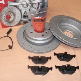 Brzdná sada zadná náprava "športové kotúče" BMW E39 limuzína