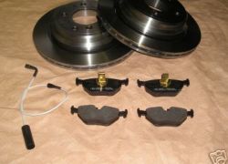 Brzdové kotúče + platničky zadné BMW E39