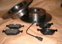 Brzdové kotúče + platničky zadné BMW E34