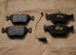 Brzdové platničky + snímač opotrebenia, BMW E34 + E32 predná náprava
