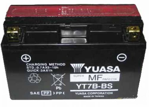 Moto batéria YUASA 12V YT7B-BS 7Ah