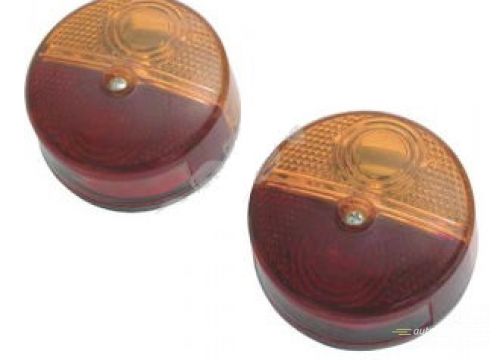 Združené zadné svetlá 12V 80mm - okrúhle, 2ks