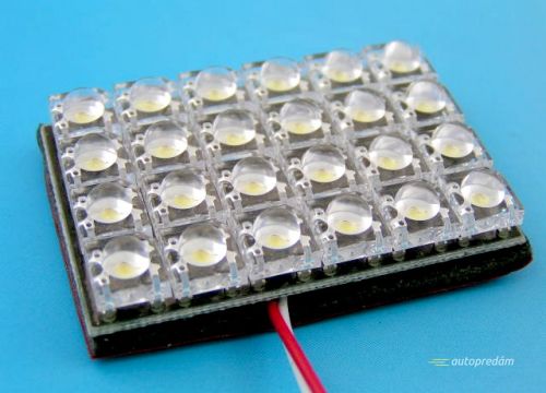 LED Panel 24 LED modrý