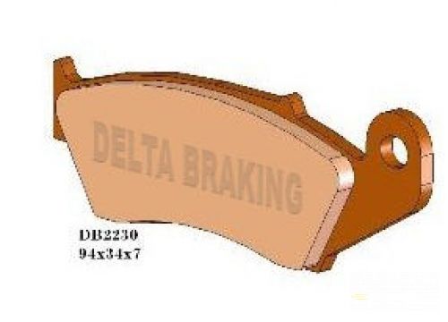 Brzdové obloženie HONDA TRX 700, TRX 450R/ER predné, DELTA, 06455-HP1-016