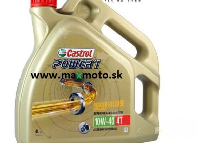 Olej CASTROL POWER1 4T 10W40, 4L