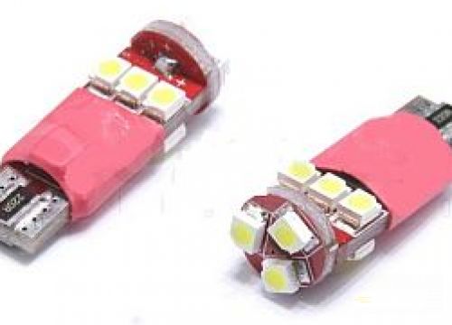 LED autožiarovka G3 9xSMD W5W T10 12V AC CAN-BUS