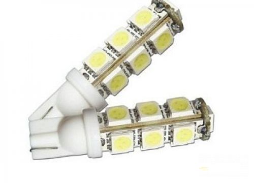 LED autožiarovka 13xSMD5050 W5W T10