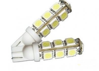 LED autožiarovka 13xSMD5050 W5W T10