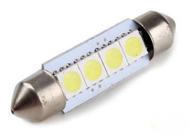 LED autožiarovka 4xSMD5050 C5W C10W 42mm