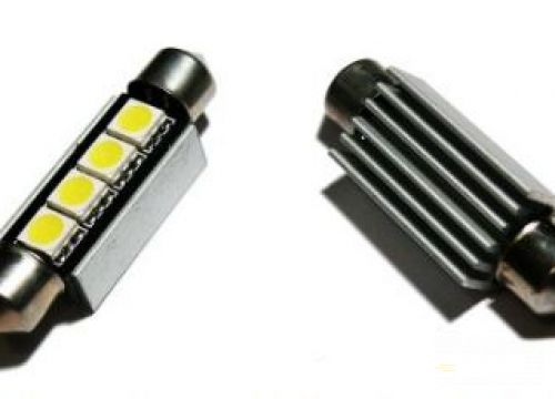 LED žiarovka sulfit, 42mm 4xSMD C10W CAN-BUS
