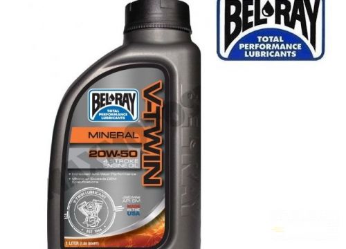 Motorový olej BEL RAY V-Twin Mineral 20W-50 Mineral 1l
