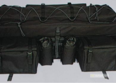 Textílny box na štvorkolku, model 9030, čierny