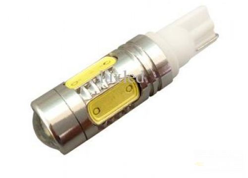 LED autožiarovka 7,5W 5xHigh Power DRL T10 W5W