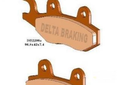 Brzdové obloženie KAWASAKI KVF 650, 750, predné, KH135, DELTA