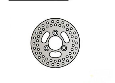 Predný brzdový kotúč NG490 KAWASAKI 250,300 MOJAVE, LAKOTA