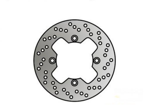 Zadný brzdový kotúč NG 100 KAWASAKI ZX-6/9/10R, ER, ZR, Z1000