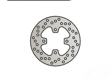 Predný brzdový kotúč NG 363 POLARIS PREDATOR 500