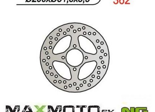 Brzdový kotúč YAMAHA Raptor 350, YFZ 450 zadný 5TG-2582W-00-00