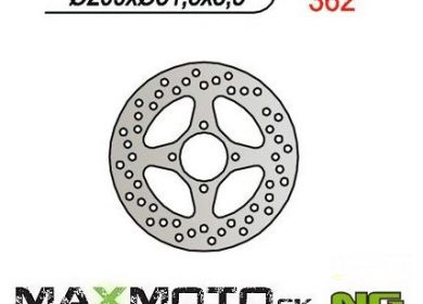 Brzdový kotúč YAMAHA Raptor 350, YFZ 450 zadný 5TG-2582W-00-00