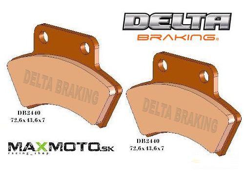 Brzdové obloženie DELTA POLARIS Trail Boss, Magnum, Scrambler z.