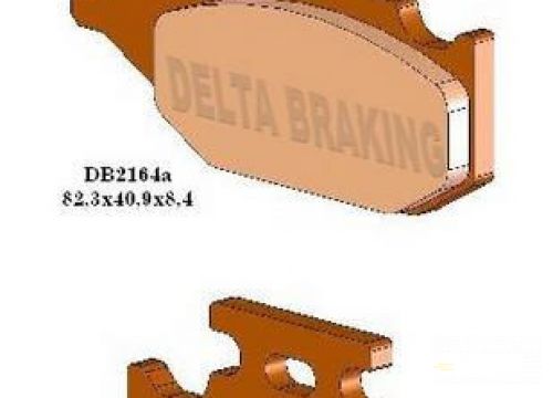 Brzdové obloženie DELTA SUZUKI Kingquad 400-750, predné pravé