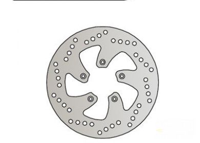 Brzdový kotúč pred./zad. NG291 APRILIA Scarabeo, RENAULT