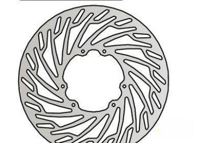 Brzdový kotúč  pred. NG867 DERBI 50/125, APRILIA 50/125, RIEJU 5