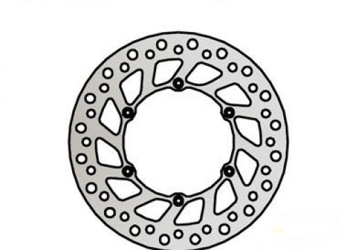 Brzdový kotúč pred. NG675 YAMAHA 125/250/450, SUZUKI 125/250/350