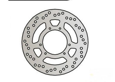 Brzdový kotúč pred. NG390 YAMAHA YZ125/250/490, DT125, TT350